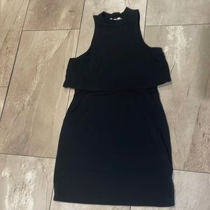 Black dress w/ black mesh tummy